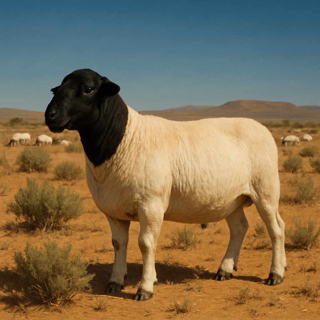 Dorper Sheep South Africa diamond painting