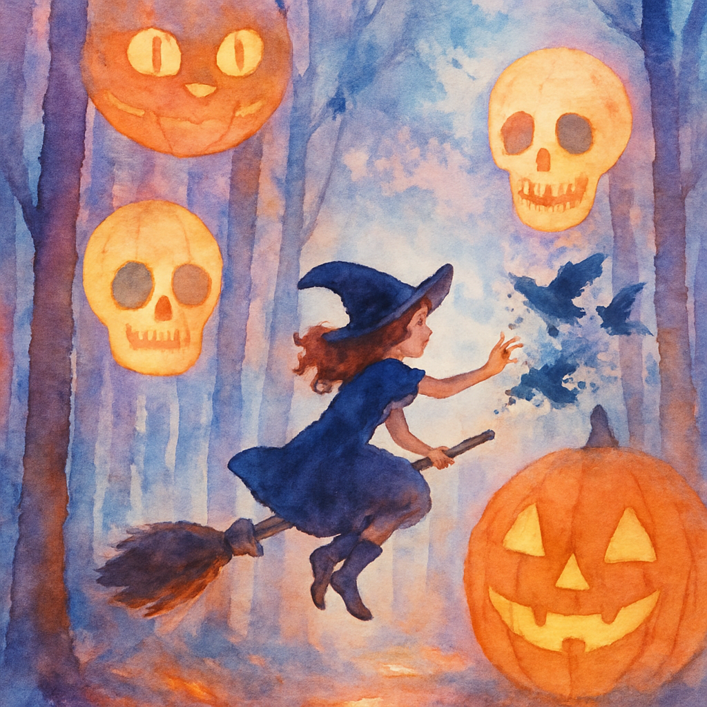 Witch Of The Paper Lantern Forest Paint by diamonds kits
