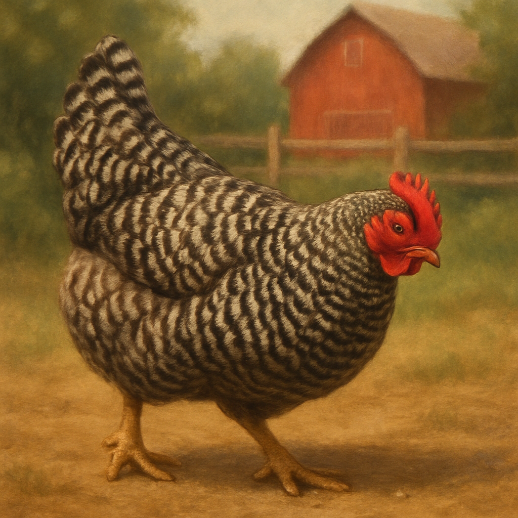 Plymouth Rock Chicken United States Painting by diamonds kit