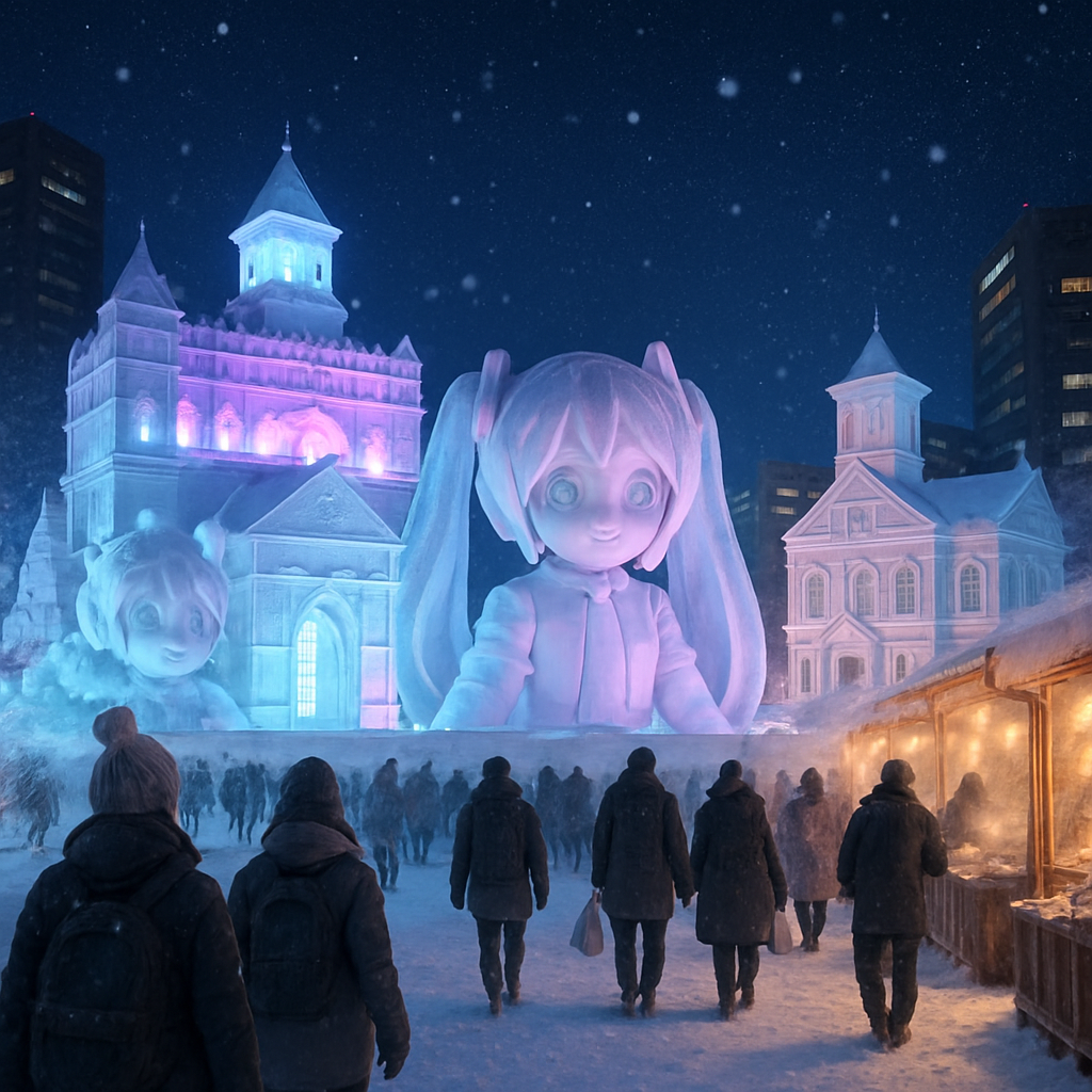 Sapporo Snow Festival Sapporo diamond painting