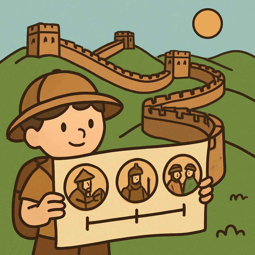 Great Wall Time Travel Map paint by diamonds
