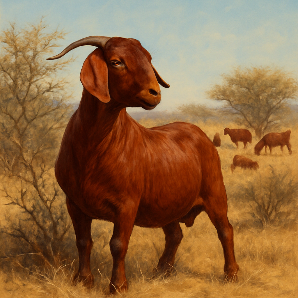Kalahari Red Goat South Africa DIY paint by diamonds
