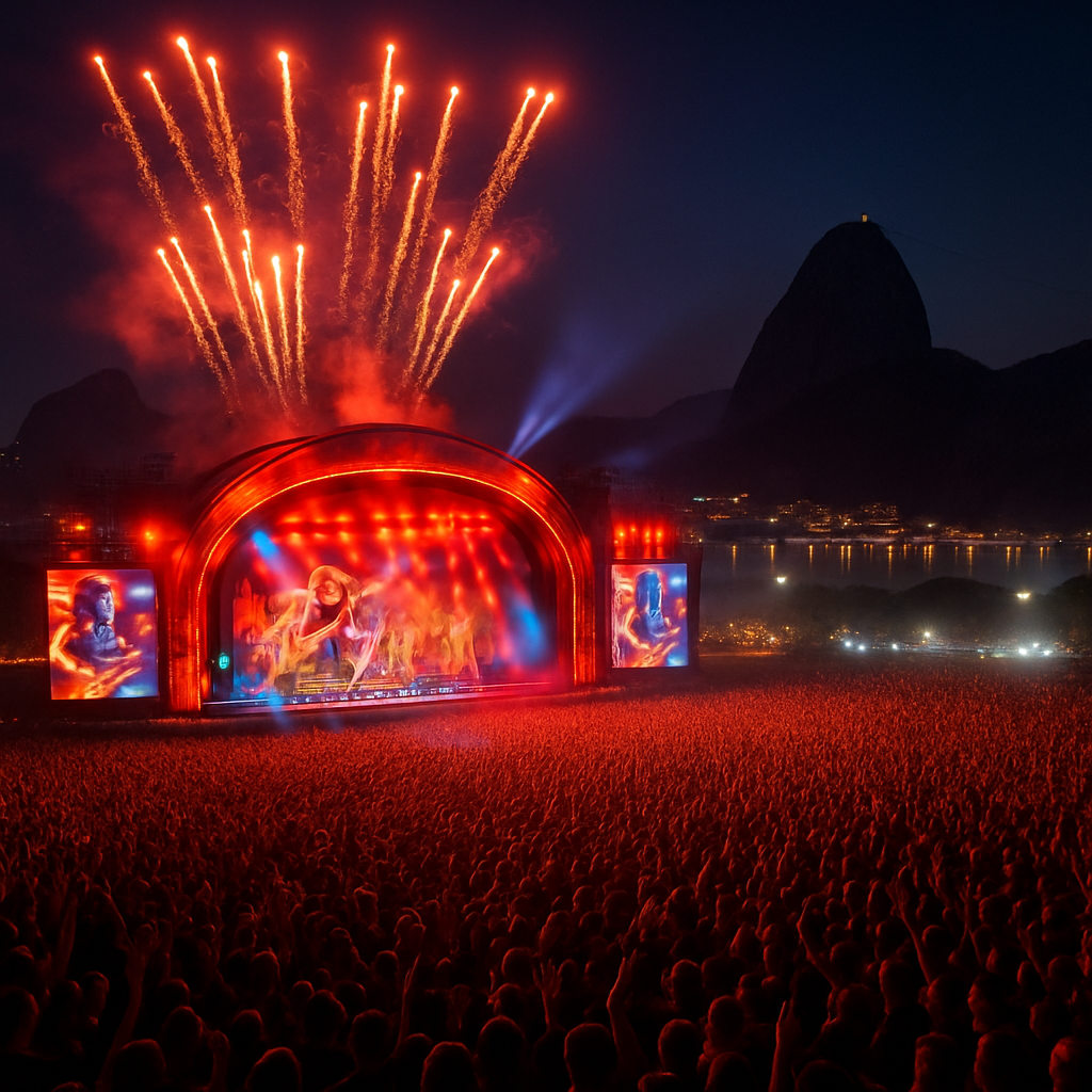 Rock In Rio Rio De Janeiro Paint by diamonds art