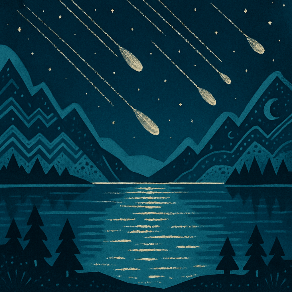 Lake Of Falling Comets paint by diamond