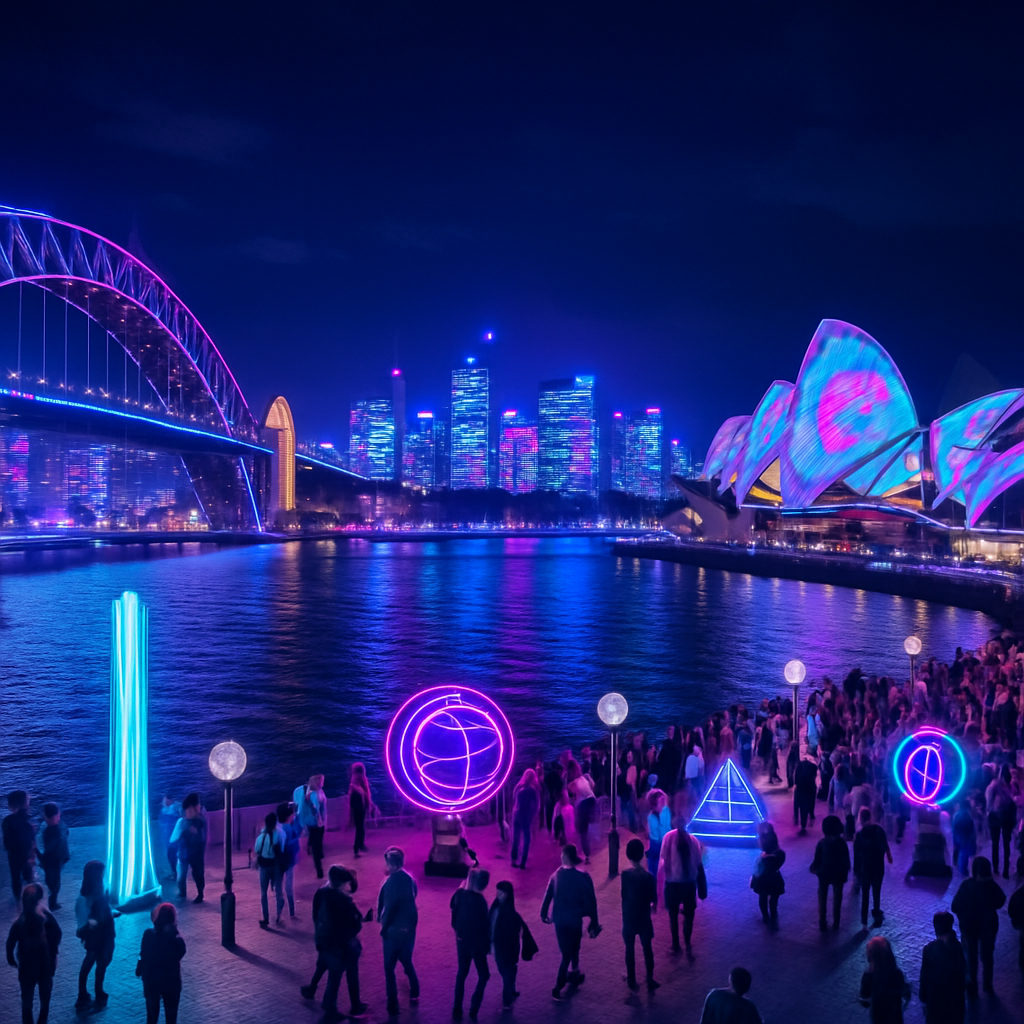 Vivid Sydney Festival Sydney Australia diamonded painting kits