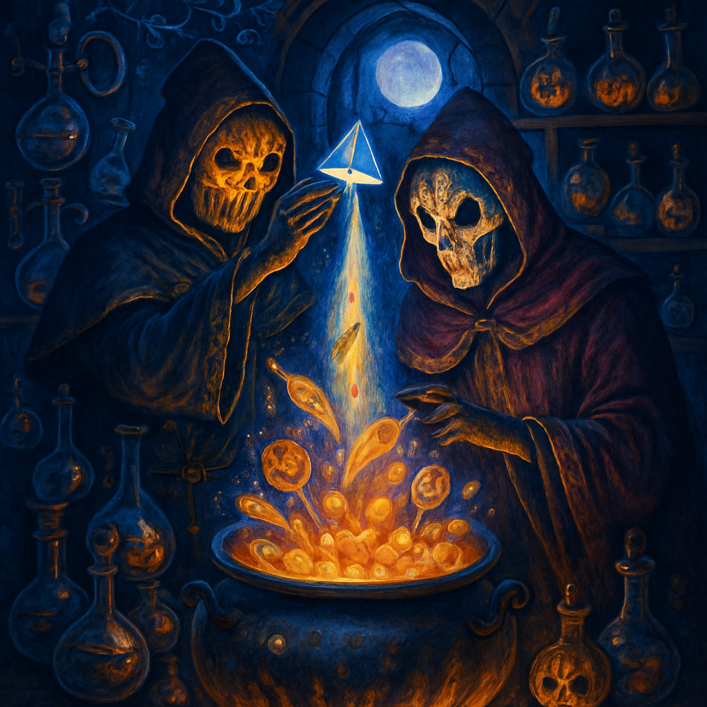 Candy Alchemists Moonlit Workshop DIY paint by diamonds
