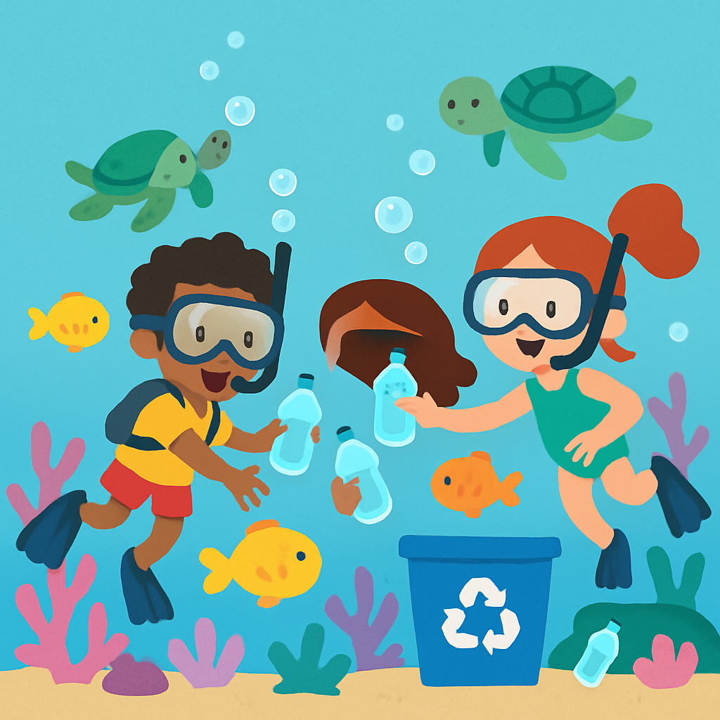 Coral Reef Cleanup Crew DIY paint by diamonds