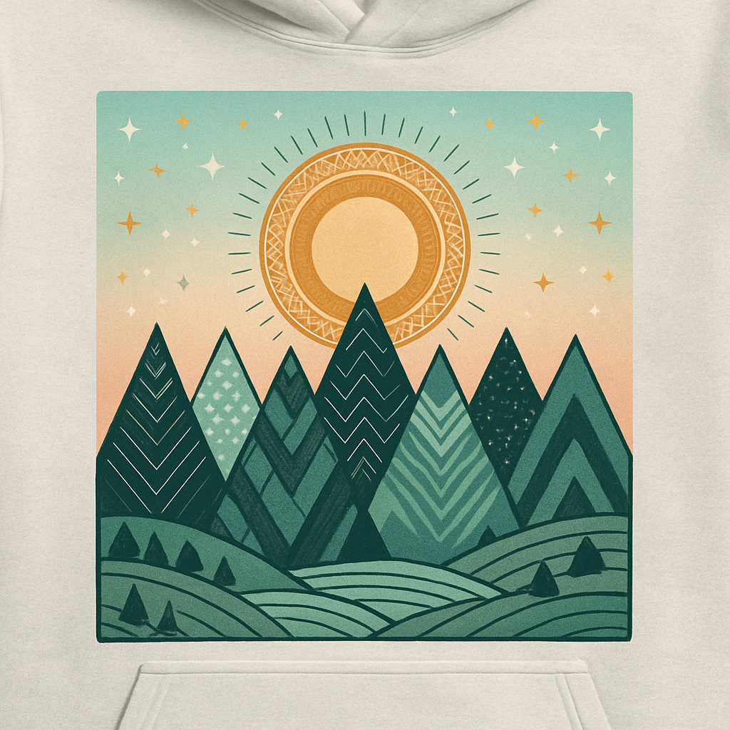 Mountain Choir Under Haloed Sun Paint by diamonds kits