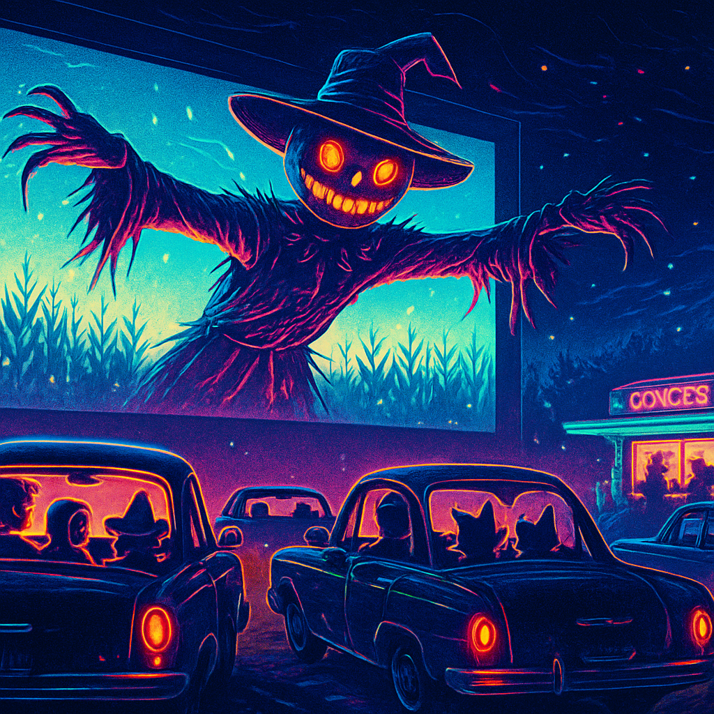 Haunted Harvest Drive In diamond painting