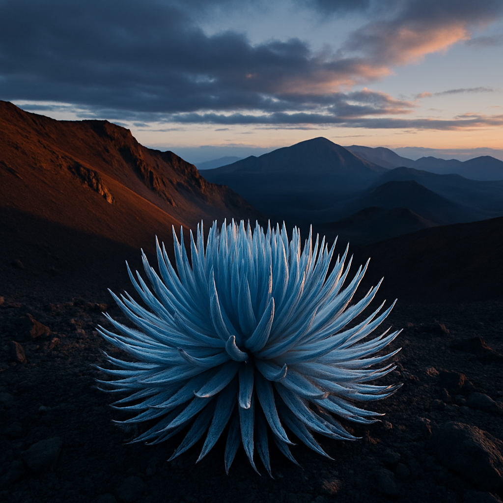 Haleakala Silversword Argyroxiphium Sandwicense Paint by diamonds kits