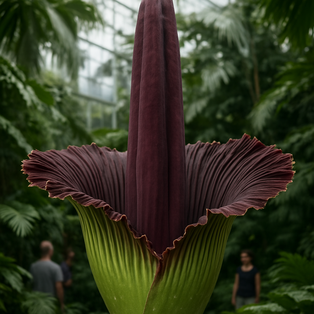 Amorphophallus Titanum Corpse Flower Sumatra paint by diamond