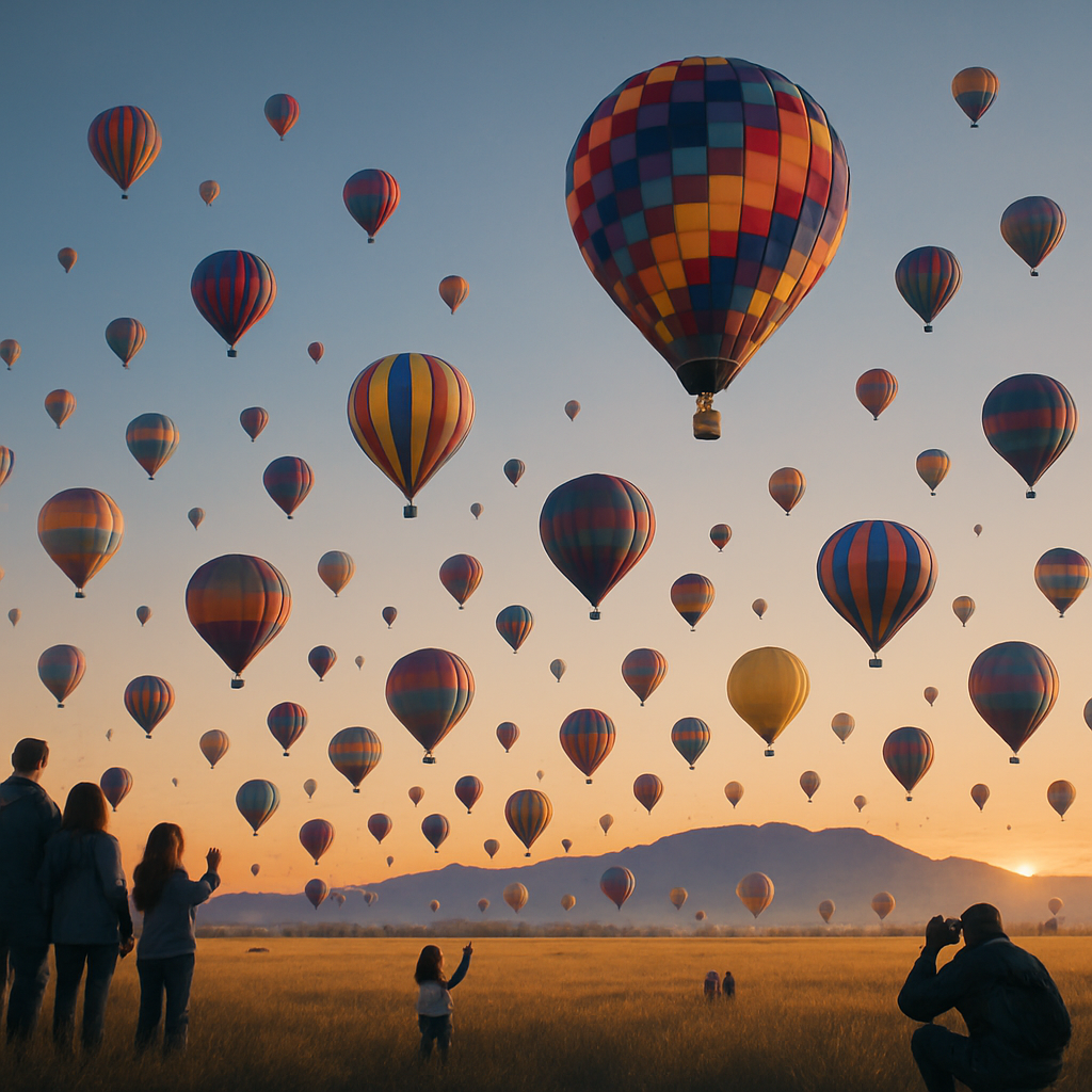 Albuquerque International Balloon Fiesta USA diamonded painting kits