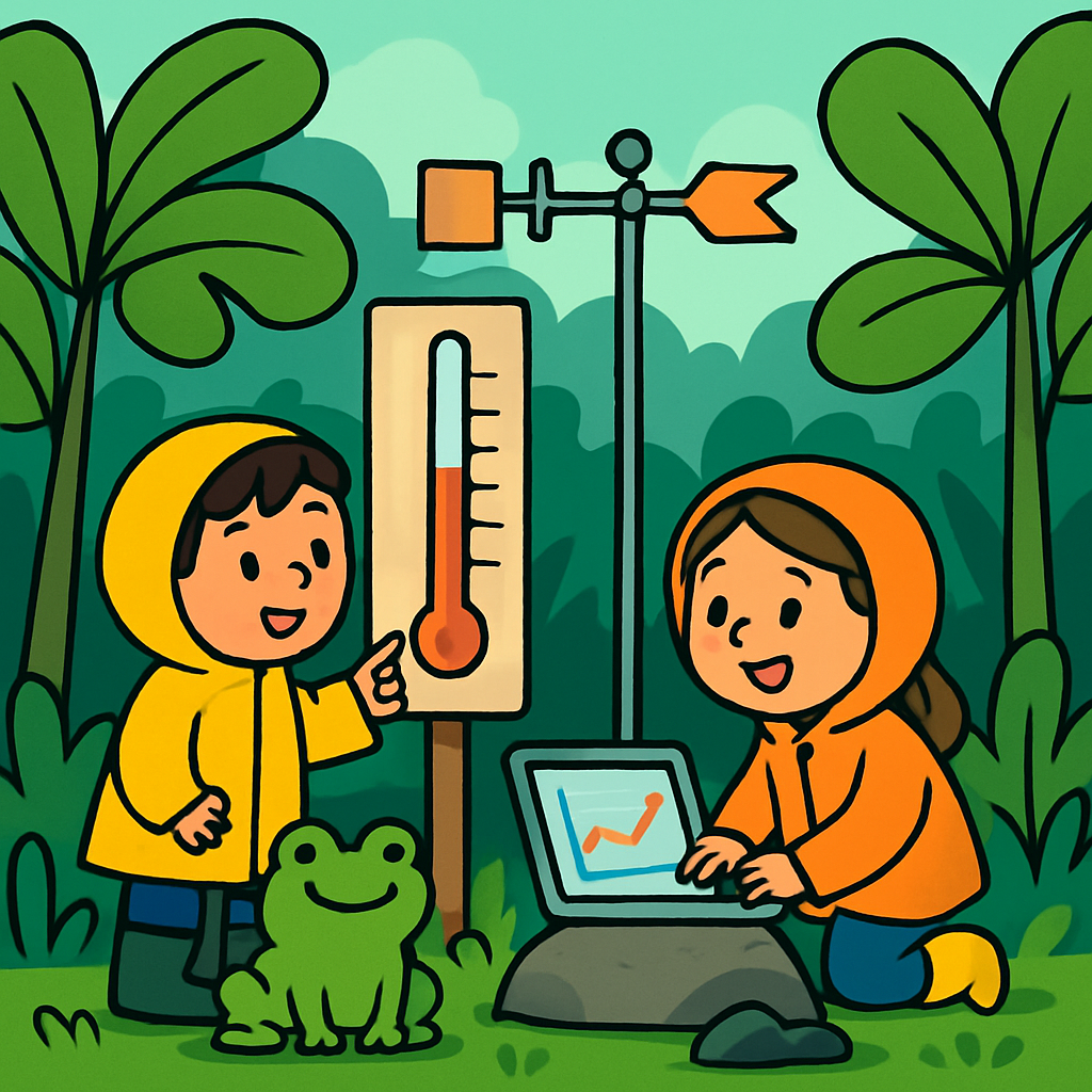 Rainforest Weather Lab Paint by diamonds art