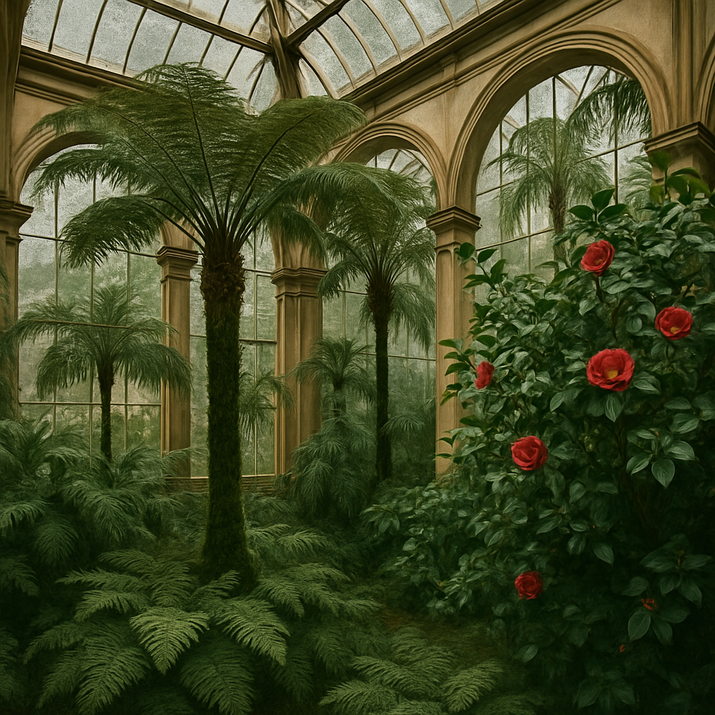 Royal Botanic Garden Edinburgh Temperate Glasshouse Paint by diamonds art