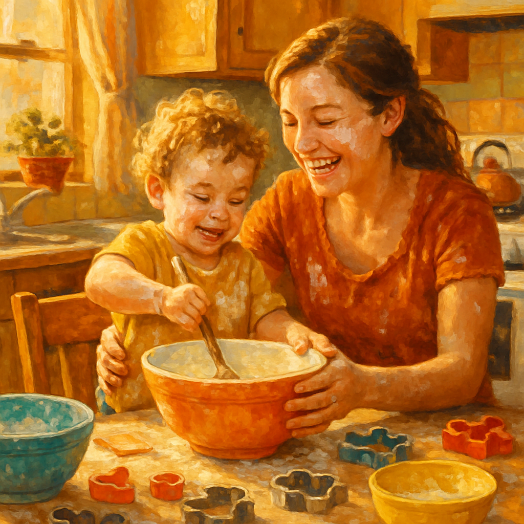 Kitchen Symphony Of Flour And Little Footprints painting diamond kit