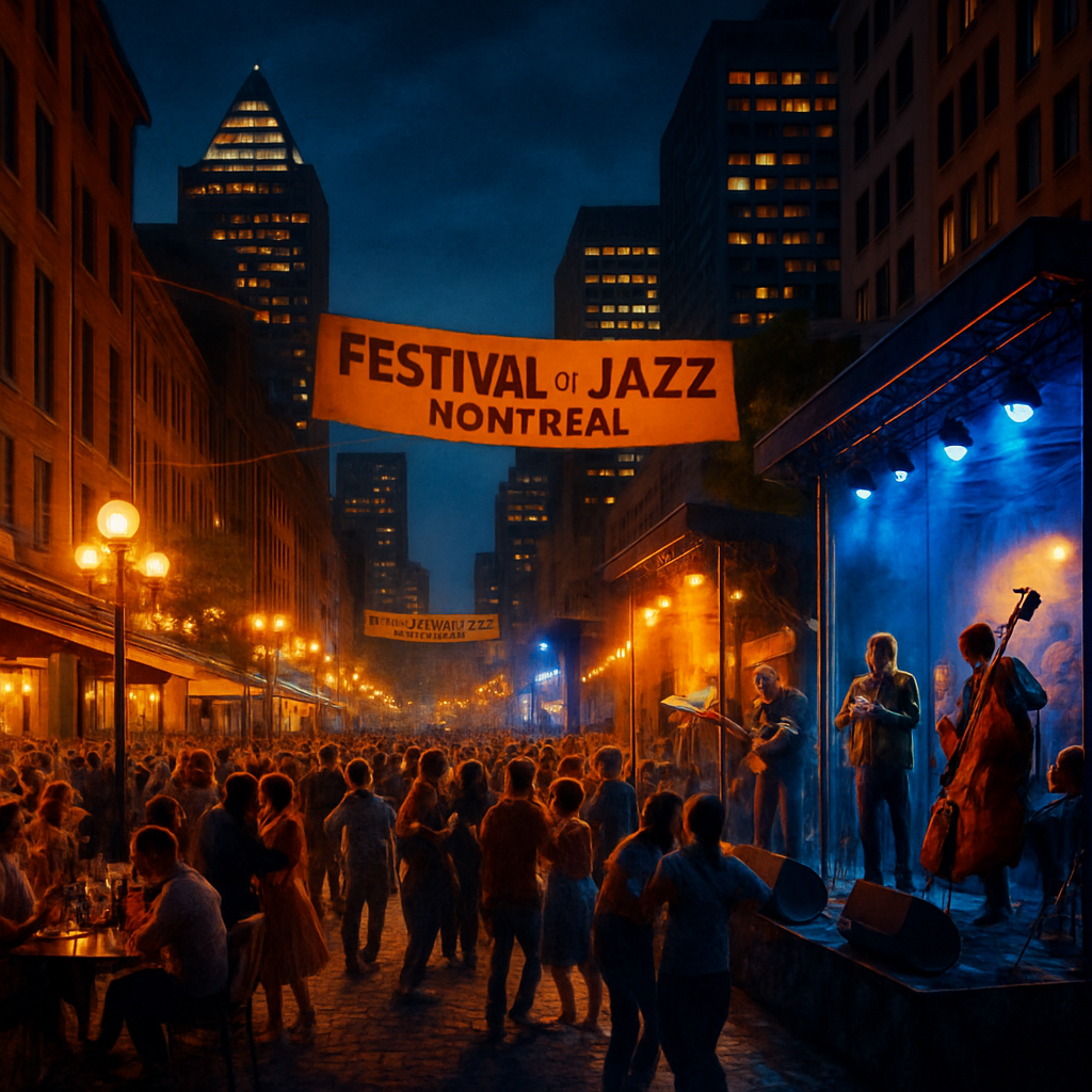 Montreal International Jazz Festival Canada paint by diamonds