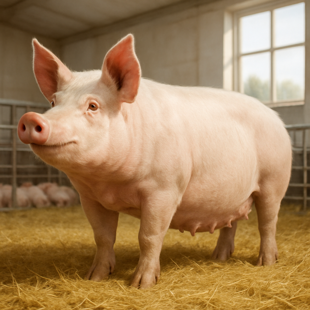 Large White Pig United Kingdom diamonded painting kits