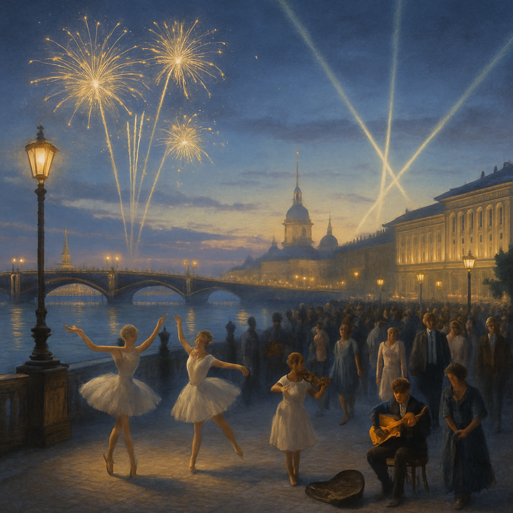 White Nights Festival Saint Petersburg Russia Paint by diamonds kits