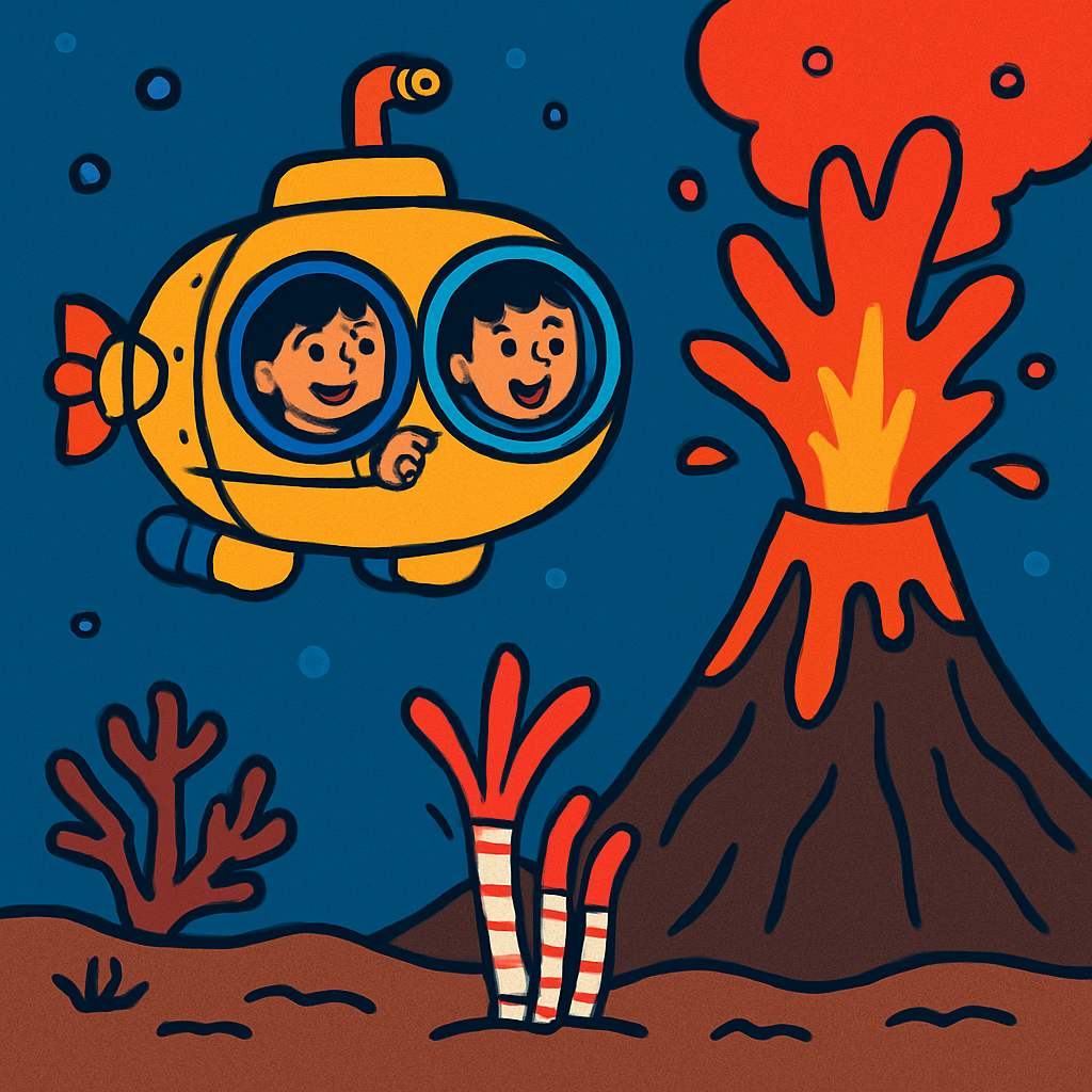 Undersea Volcano Discovery Paint by diamonds kits