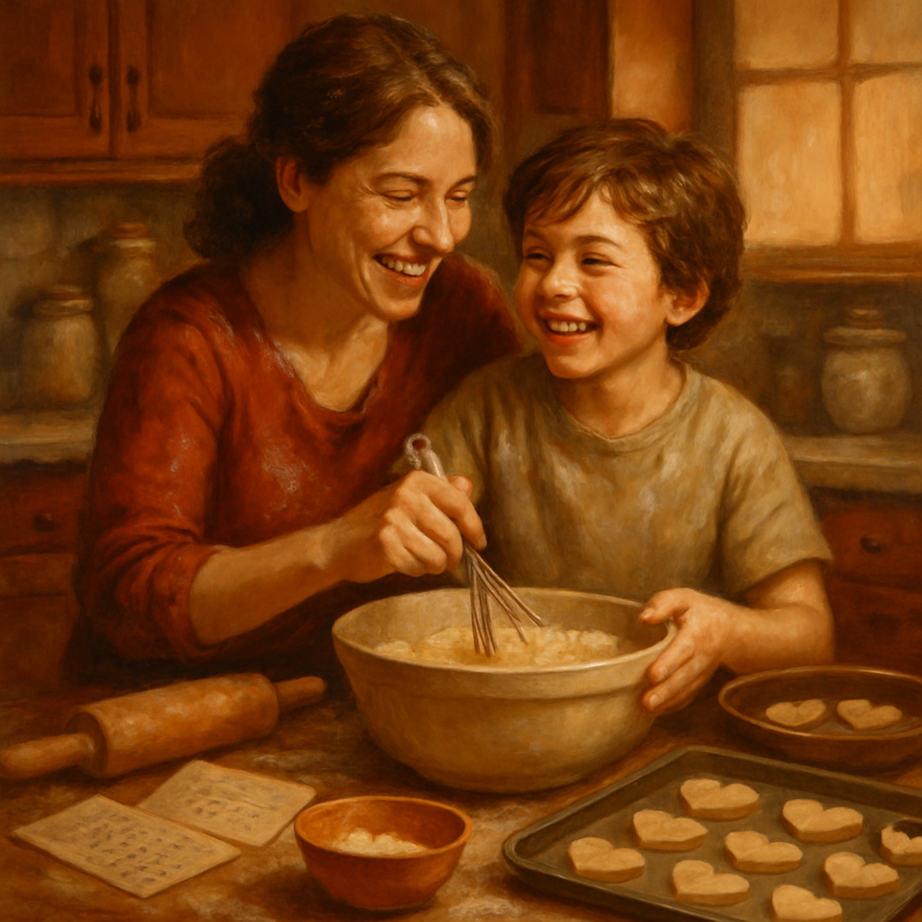 Kitchen Symphony Of Flour Dust And Laughter Paint by diamonds art