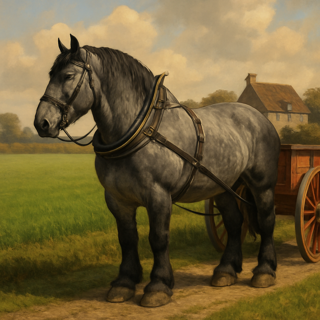 Percheron Horse France Paint by diamonds art