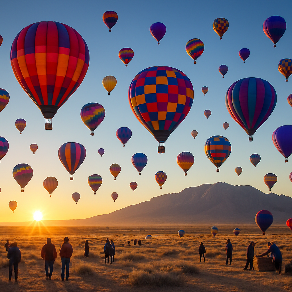 Albuquerque International Balloon Fiesta USA diamonded painting kits