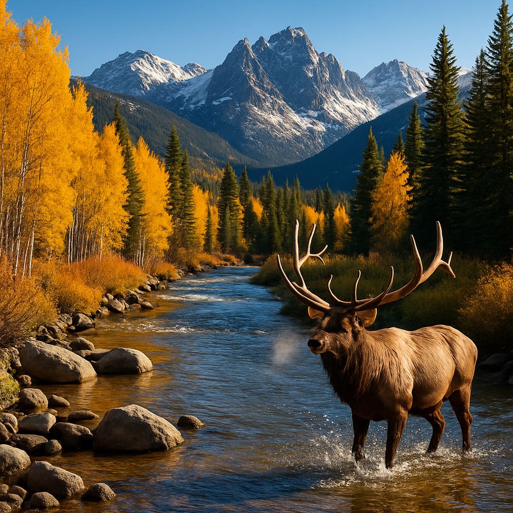 AutumnLightInRockyMountainValley painting diamond kit