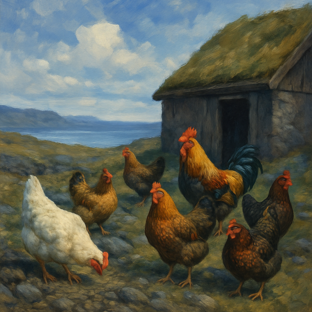 Icelandic Chicken Farmstead paint by color