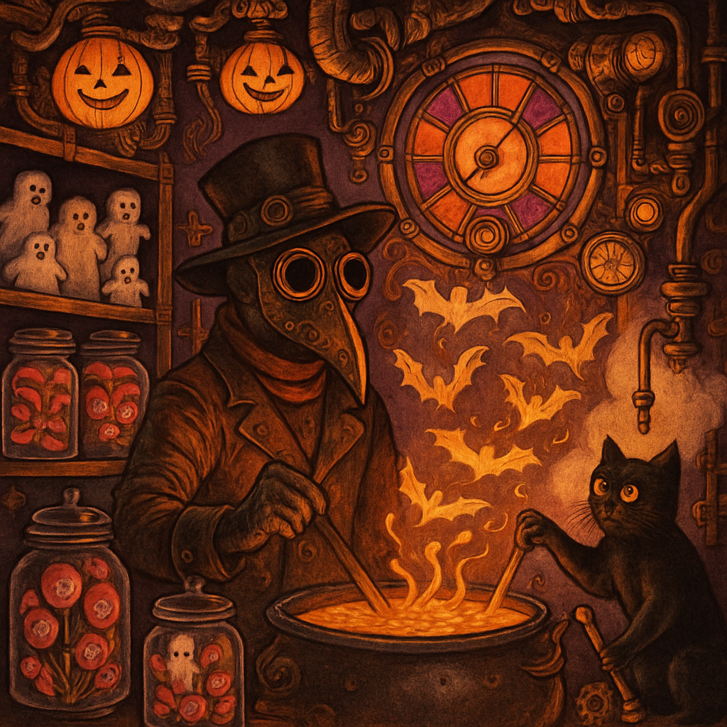 Midnight Candy Alchemists Workshop Painting by diamonds kit