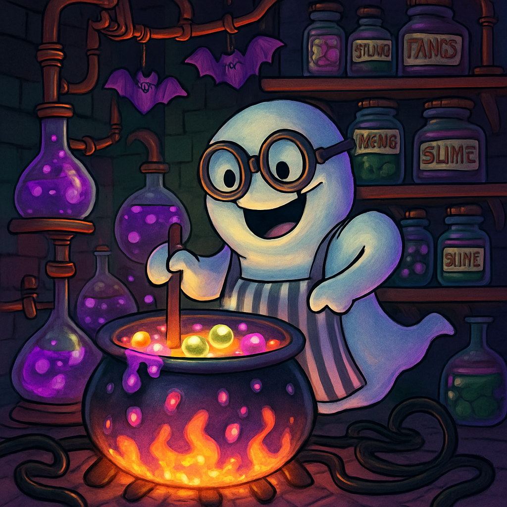 Haunted Candy Laboratory paint by diamond