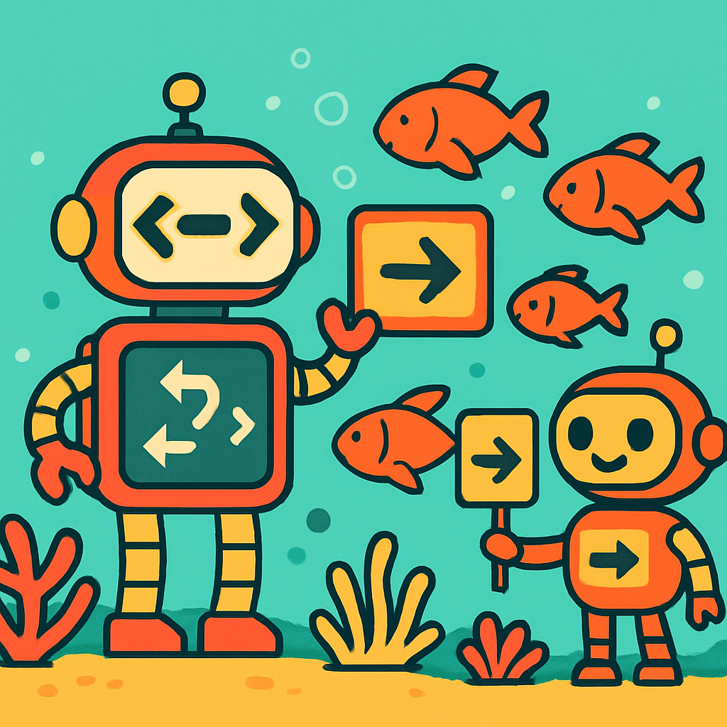 Coral Reef Coding Robots DIY paint by diamonds