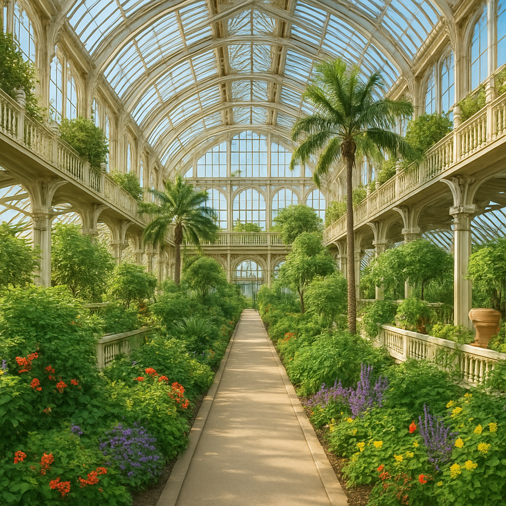 Royal Botanic Gardens Kew Temperate Glasshouse Painting by diamonds kit