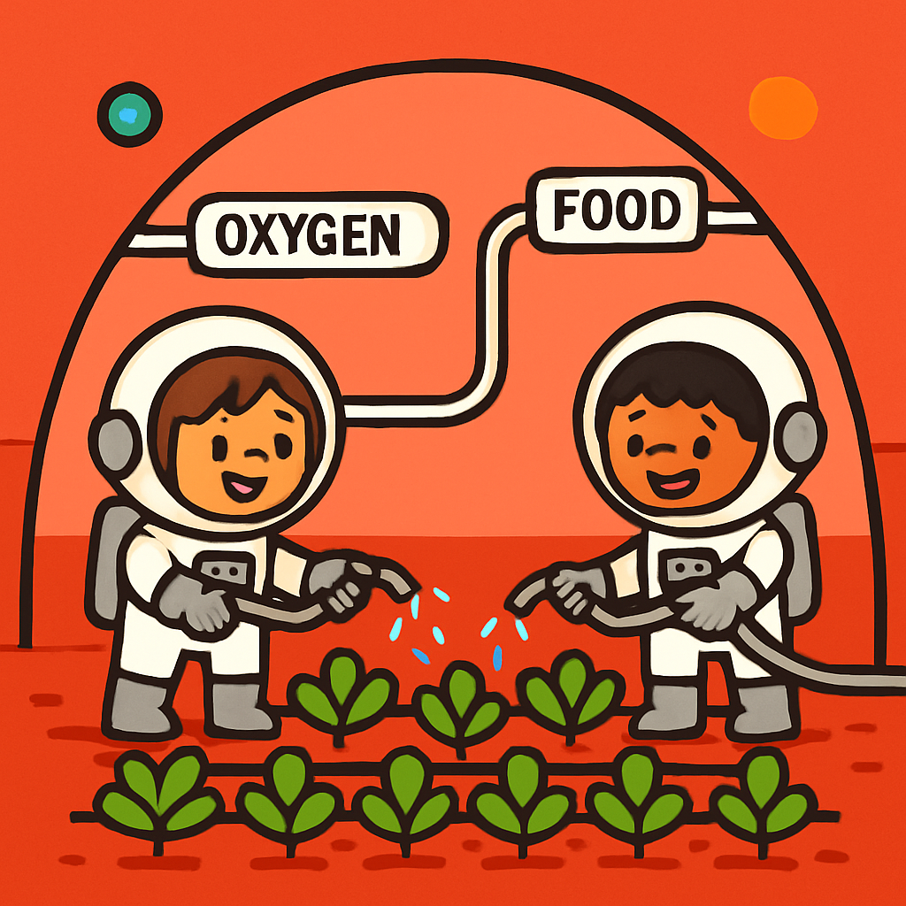 Martian Greenhouse Gardeners paint by diamonds