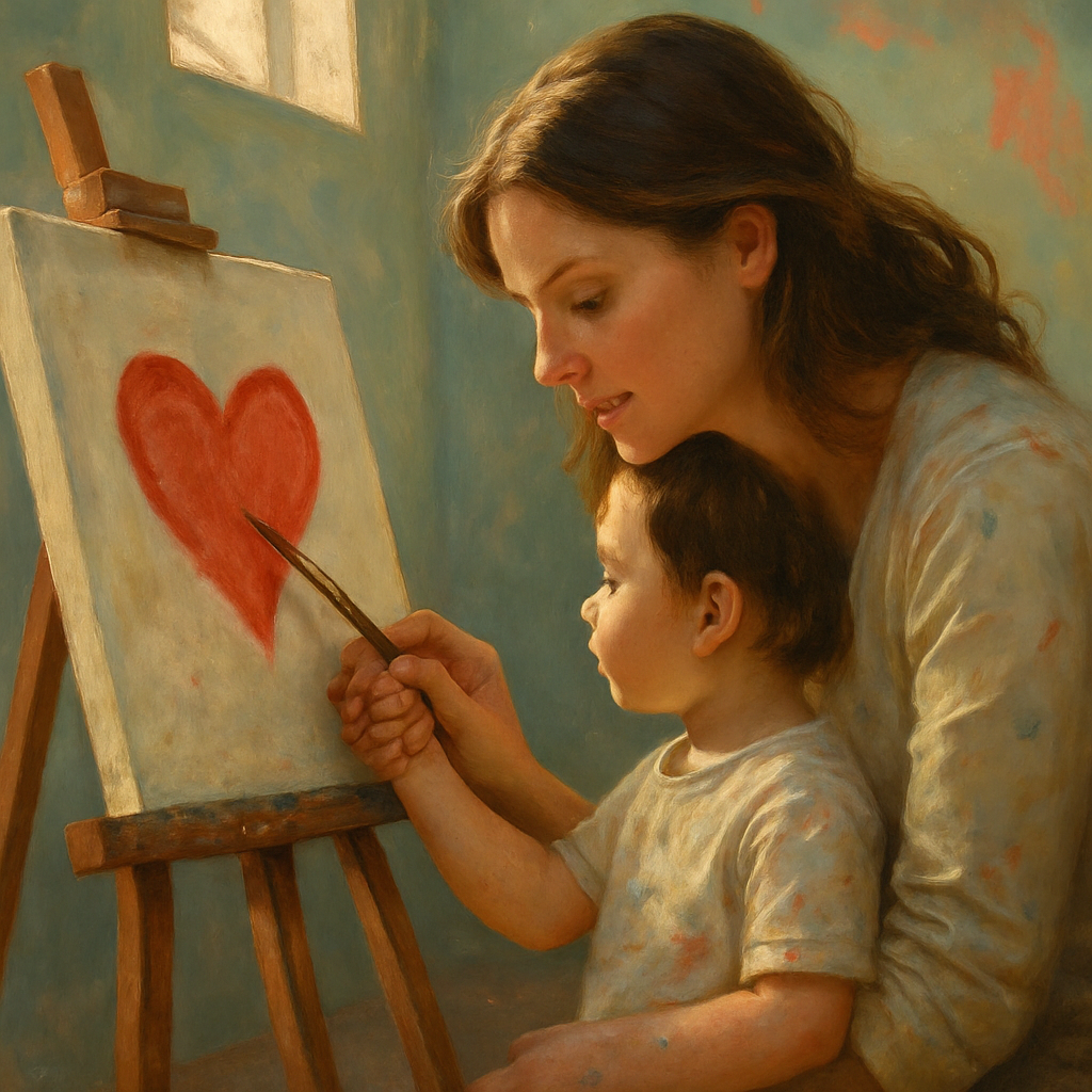Quiet Studio Heartbeats Painting A Future Together Paint by diamonds art
