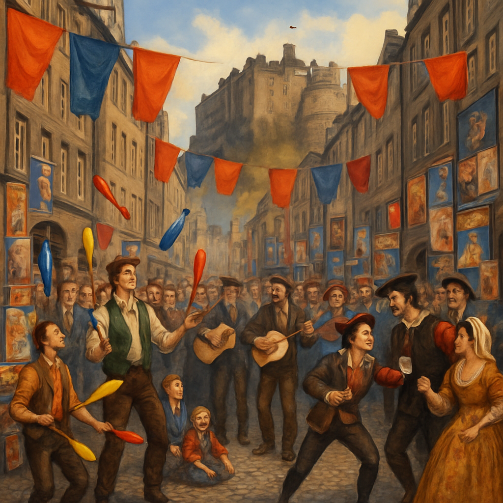Edinburgh Festival Fringe Edinburgh Scotland United Kingdom paint by color