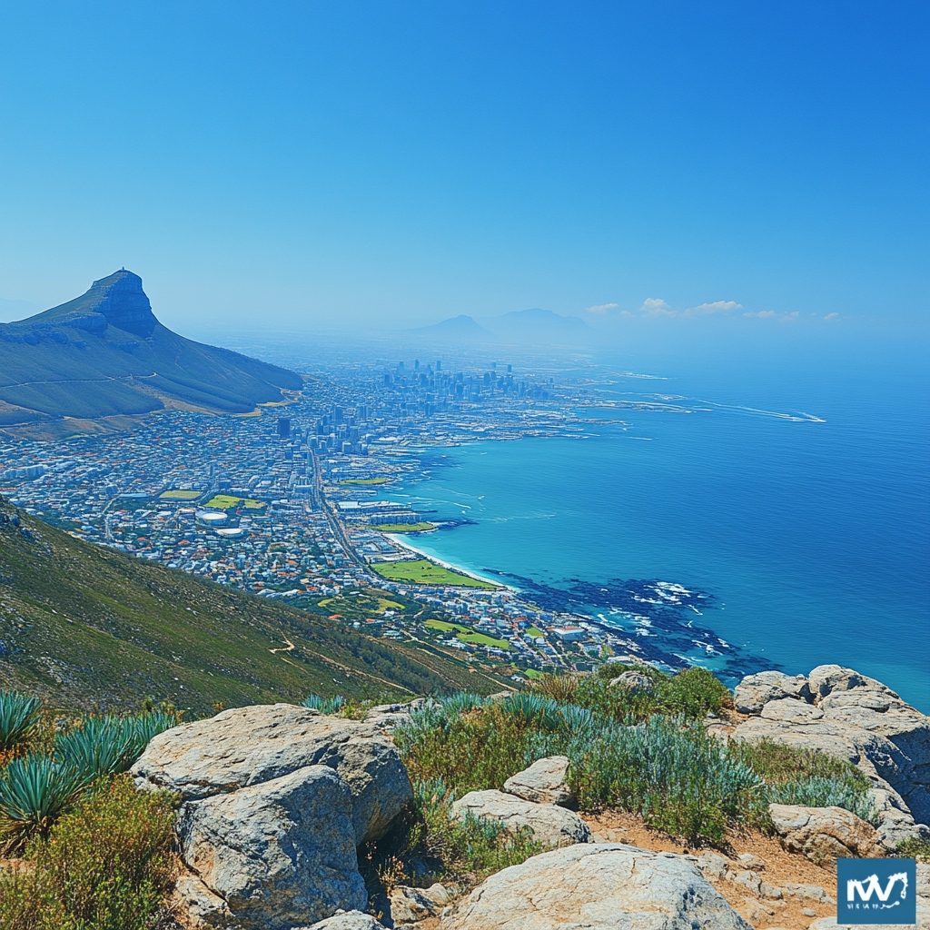 Cape Town Table Mountain Overlook painting diamond kit
