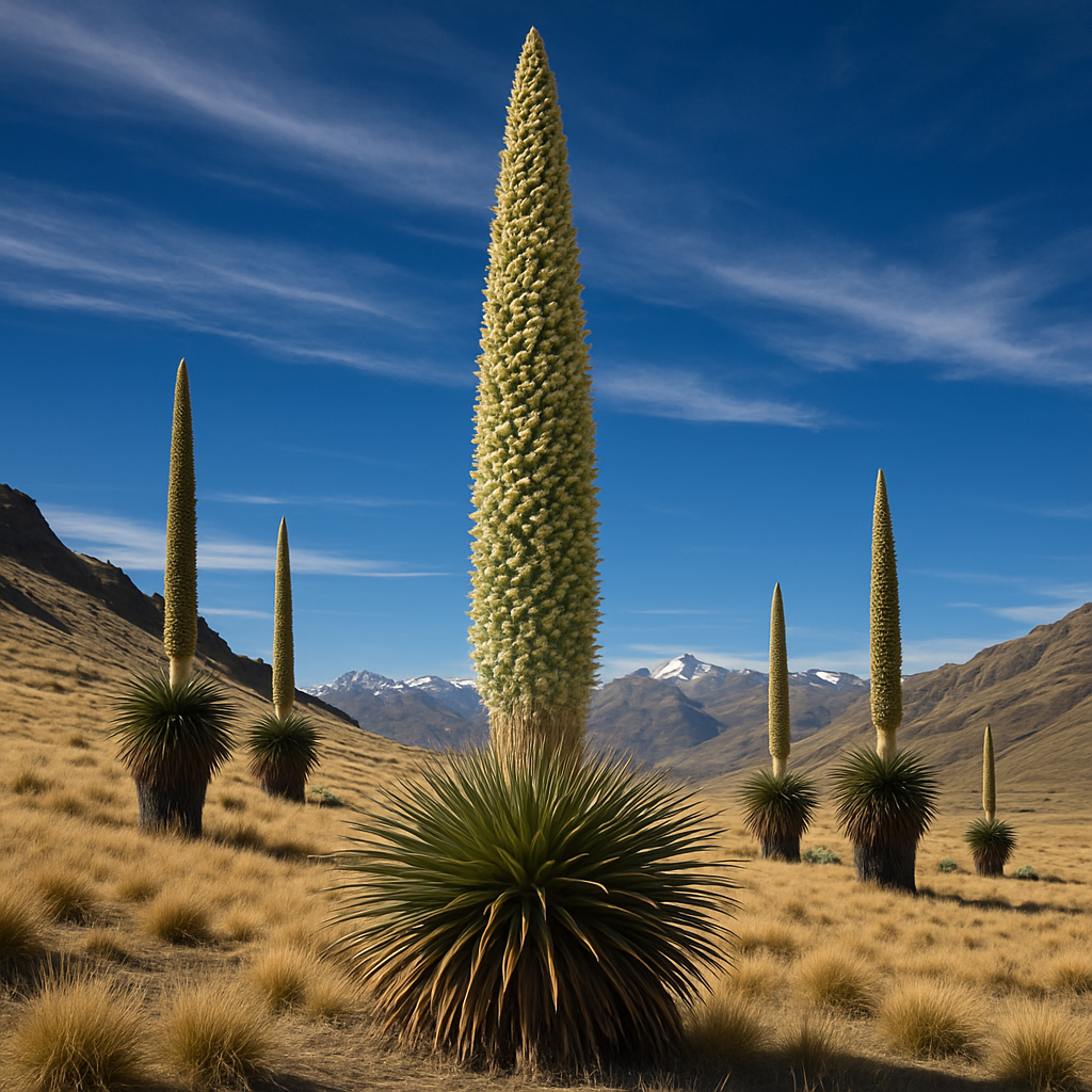 Puya Raimondii Giants Of The Andes paint by diamond