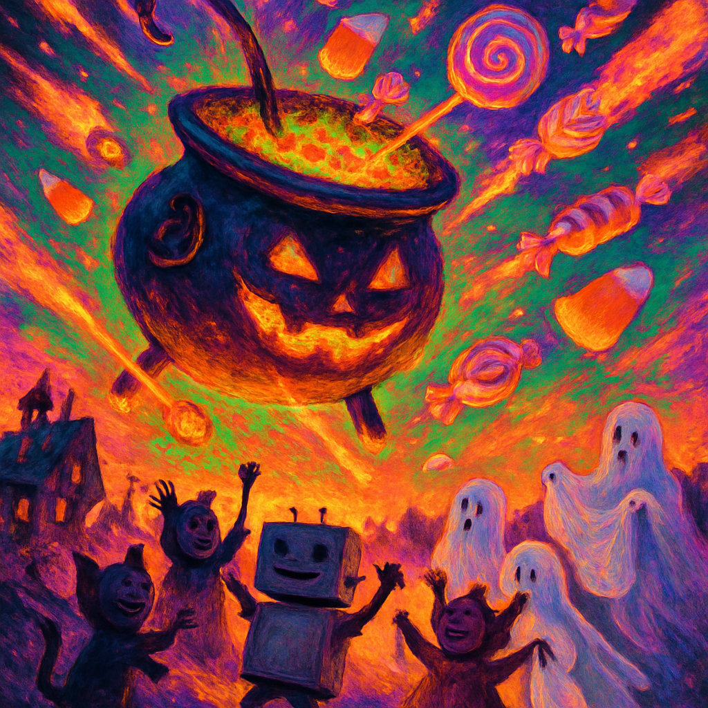 Candy Cauldron Meteor Shower painting diamond kit