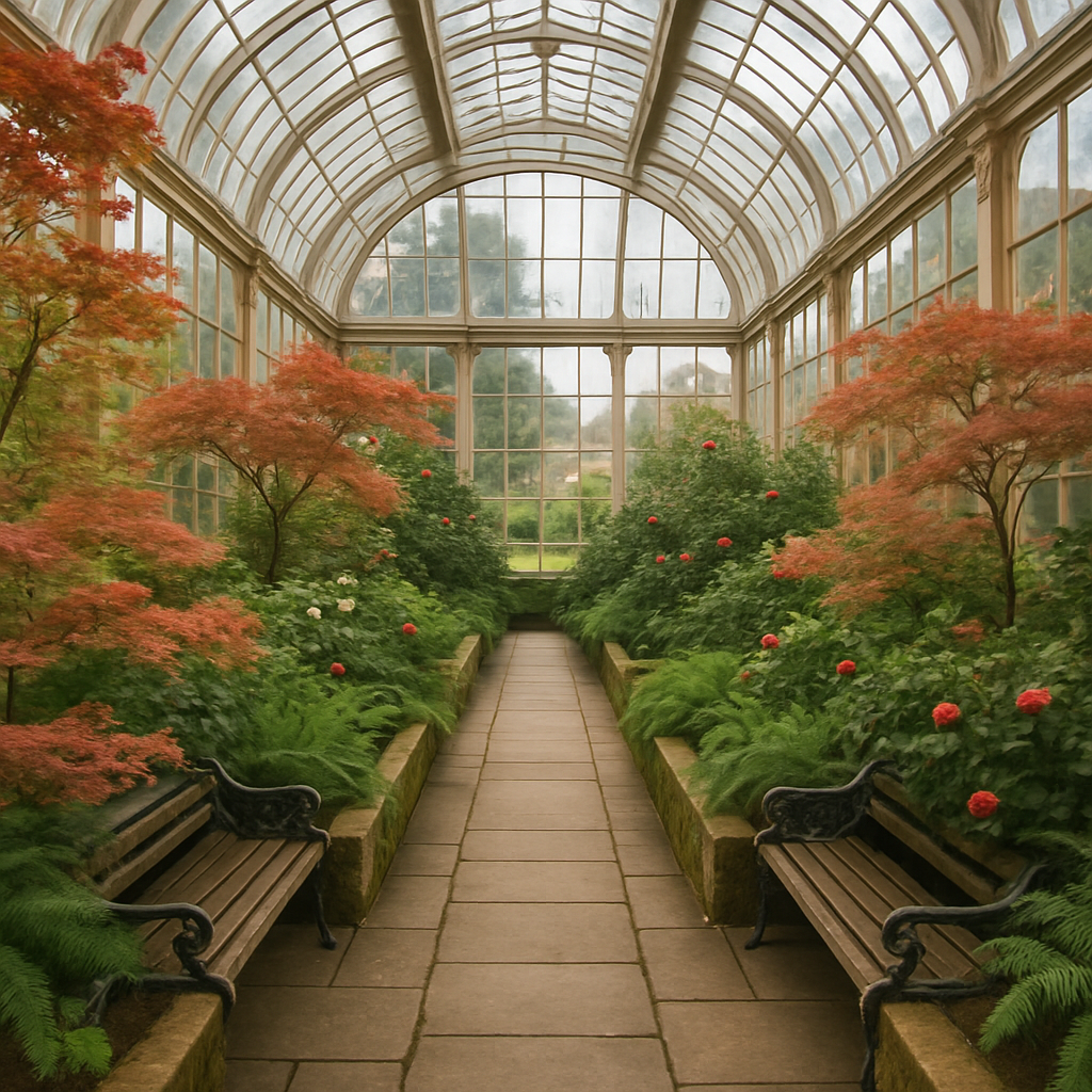 Royal Botanic Garden Edinburgh Temperate Glasshouses Paint by diamonds kits