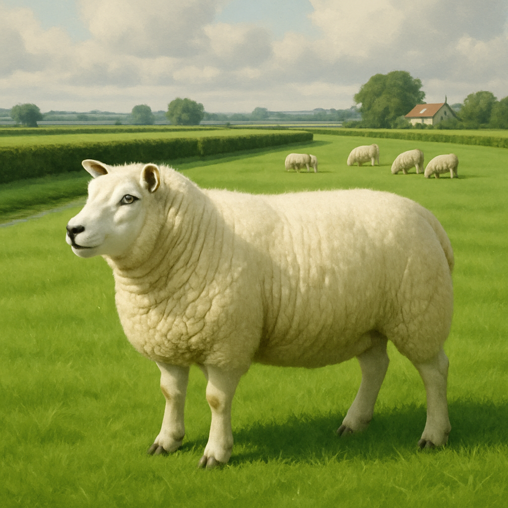 Texel Sheep - Netherlands Painting by diamonds kit
