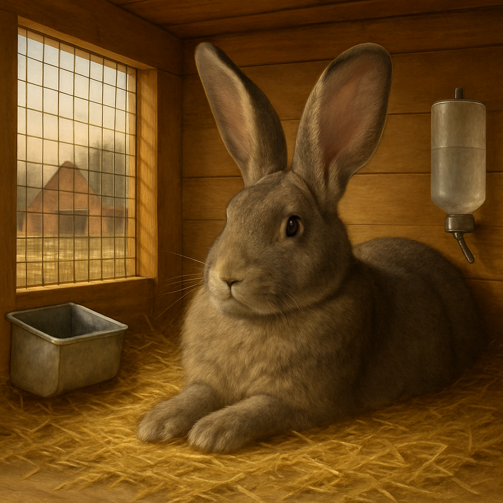 Flemish Giant Rabbit - Belgium diamond painting