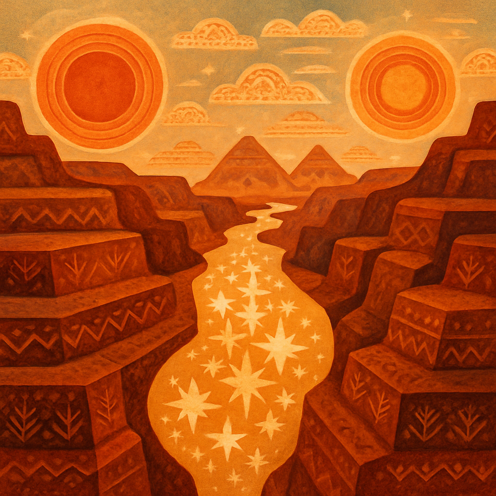 Celestial Canyon Of Twin Suns Paint by diamonds kits