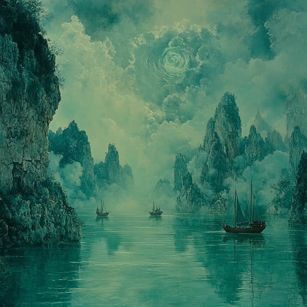 Ha Long Bay Vietnam paint by diamonds