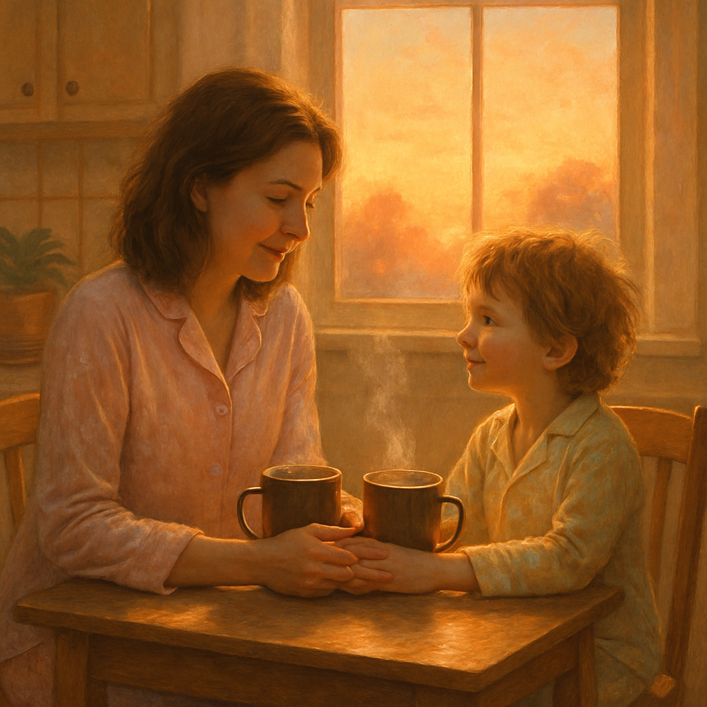 Shared Sunrise Quiet Moments Over Cocoa Painting by diamonds kit