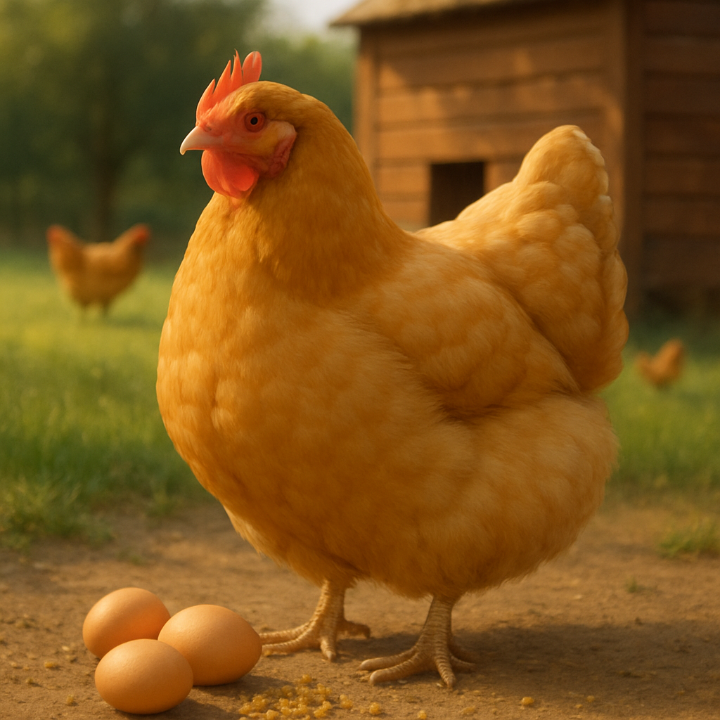 Orpington Chicken United Kingdom paint by color