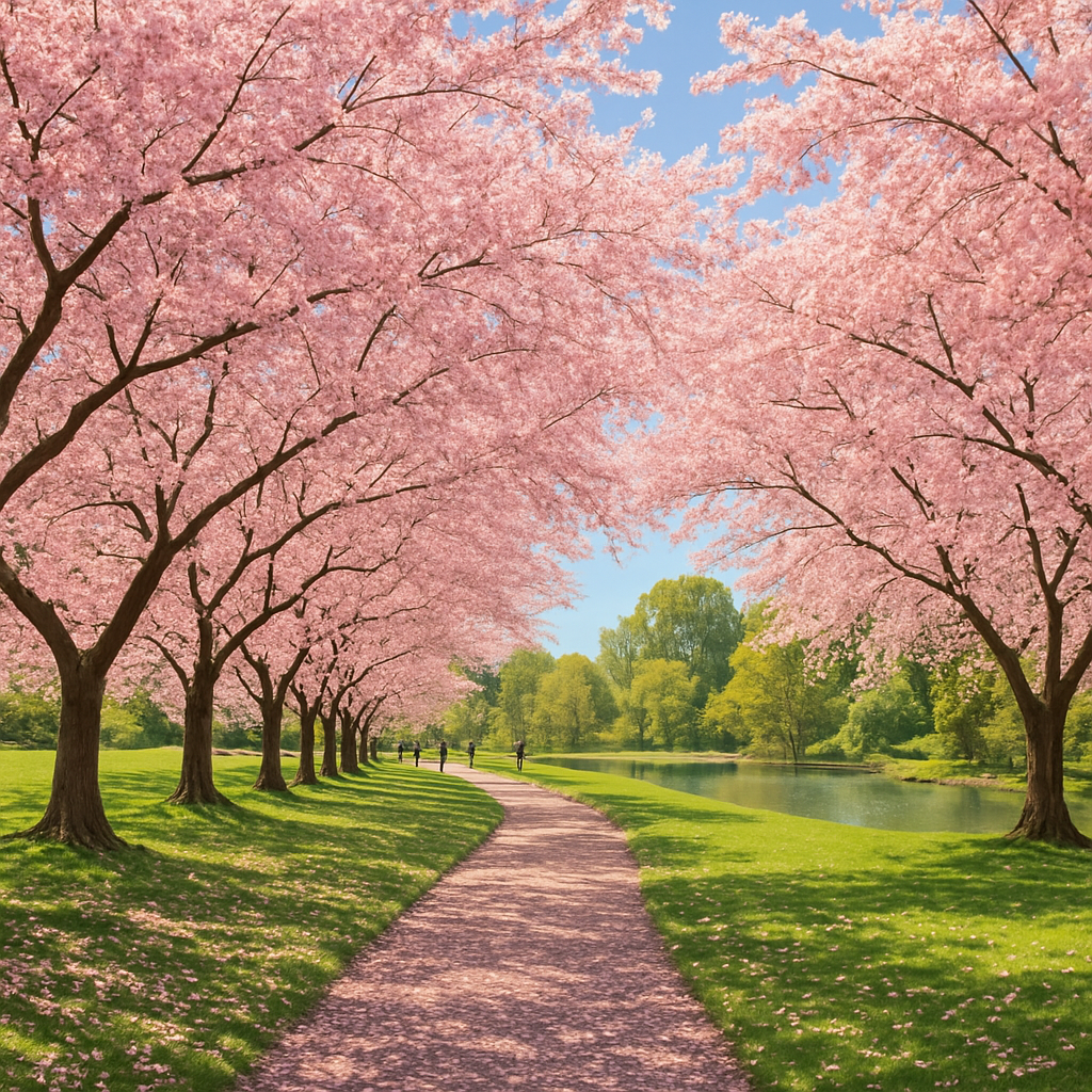 Brooklyn Botanic Garden New York USA Paint by diamonds art