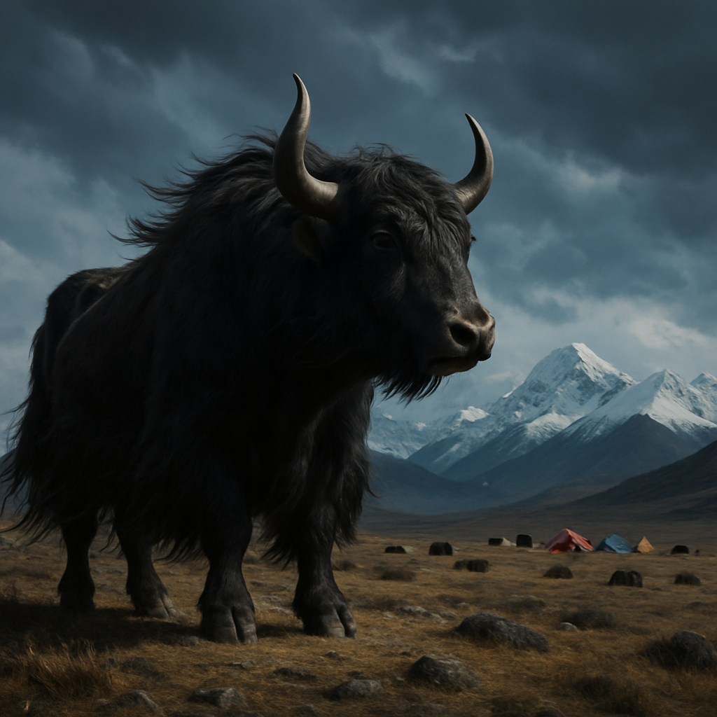 Black Yak Tibetan Plateau diamonded painting kits