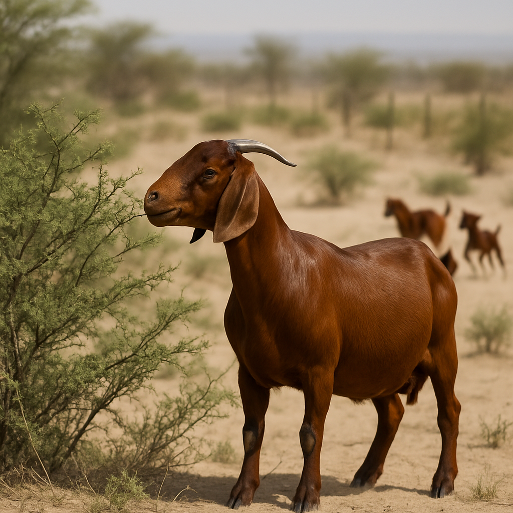 Kalahari Red Goat South Africa paint by diamonds