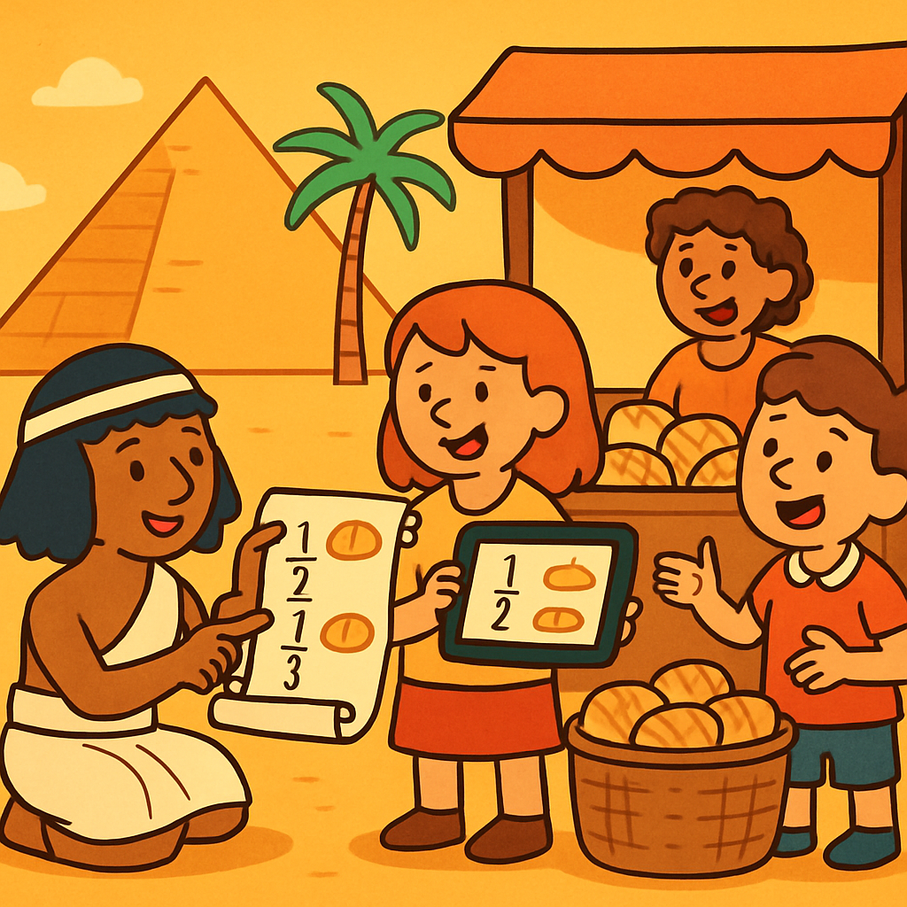 Ancient Egypt Math Market paint by diamond
