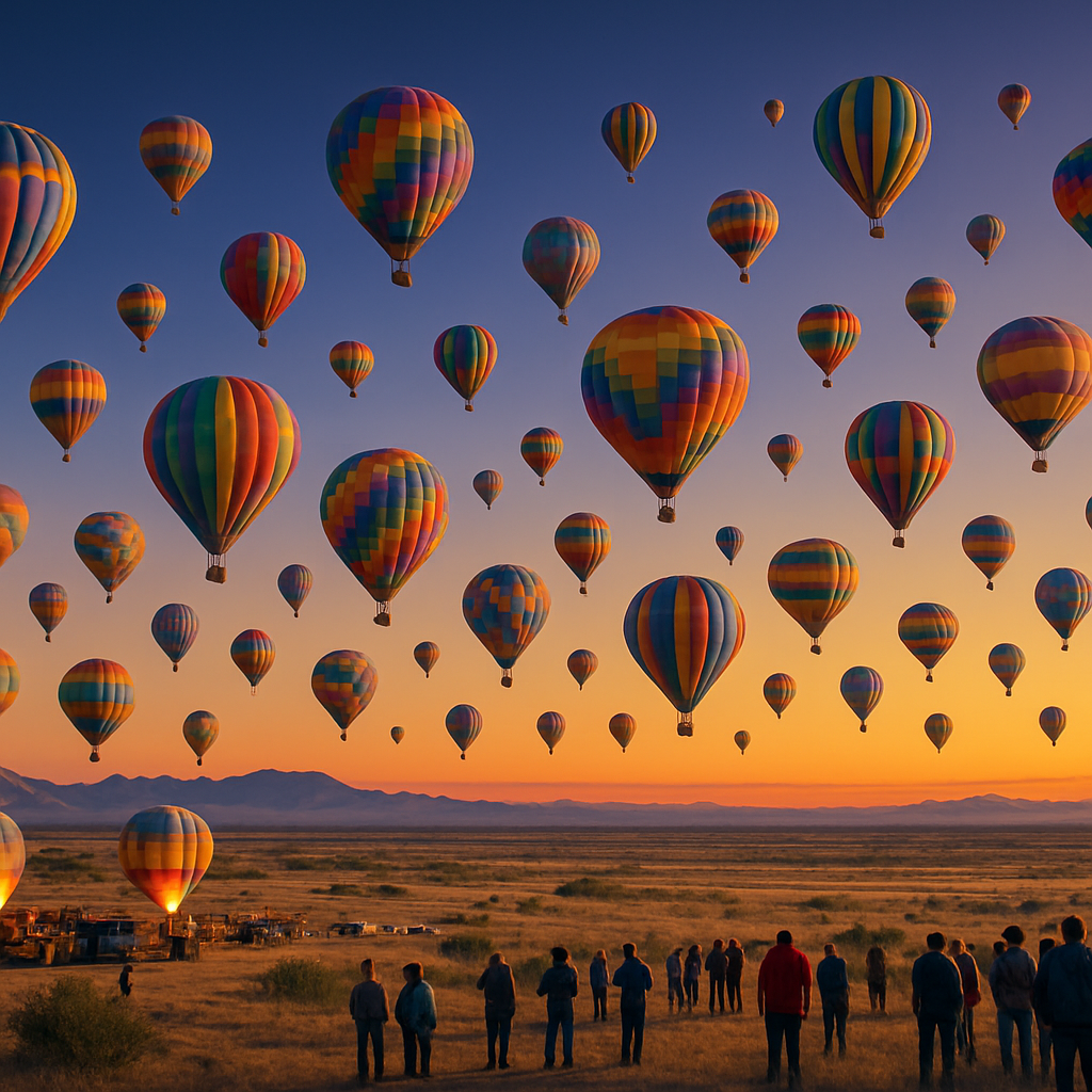 Albuquerque International Balloon Fiesta United States Paint by diamonds kits